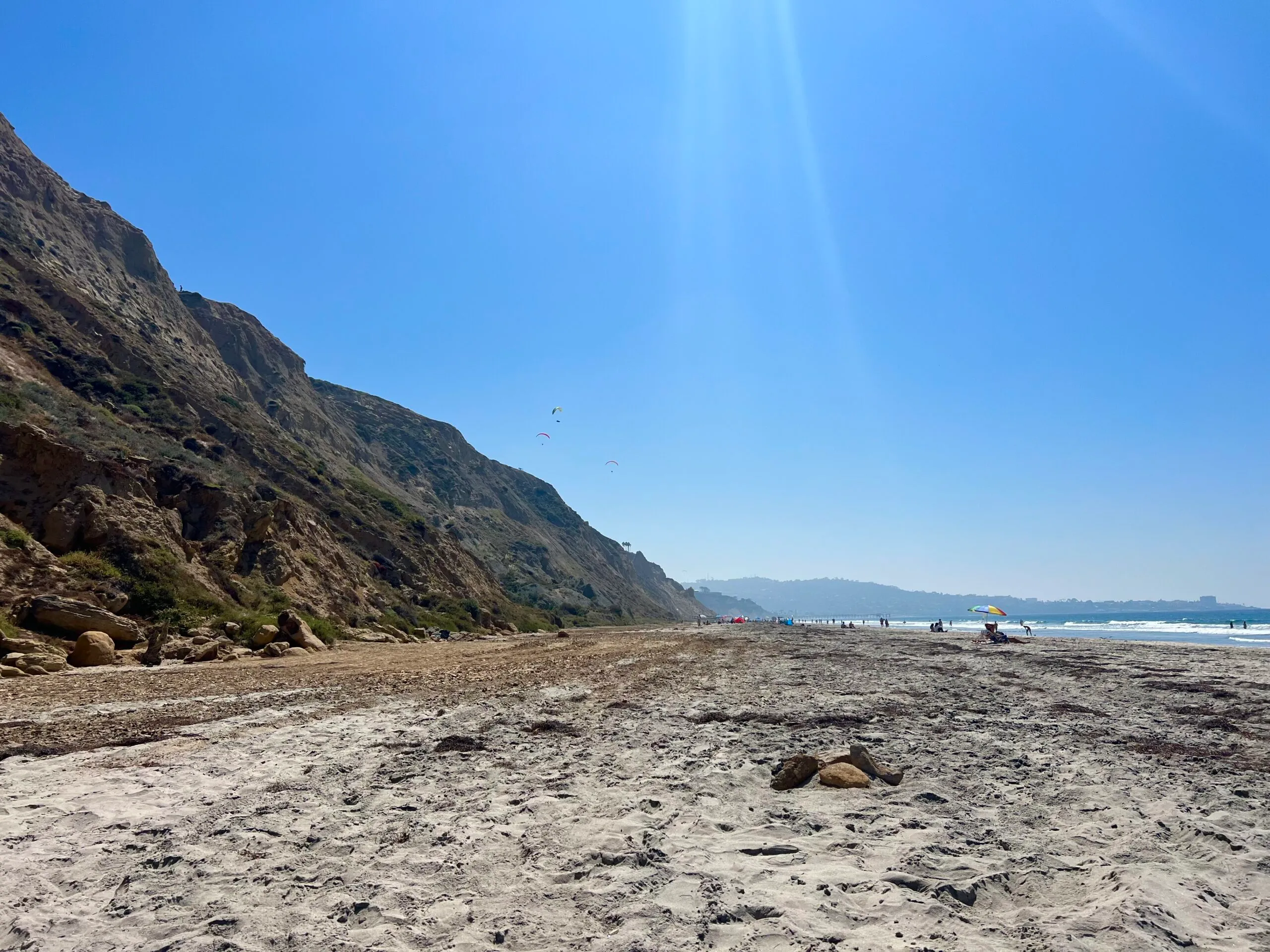 Rarely crowds at Black's Beach