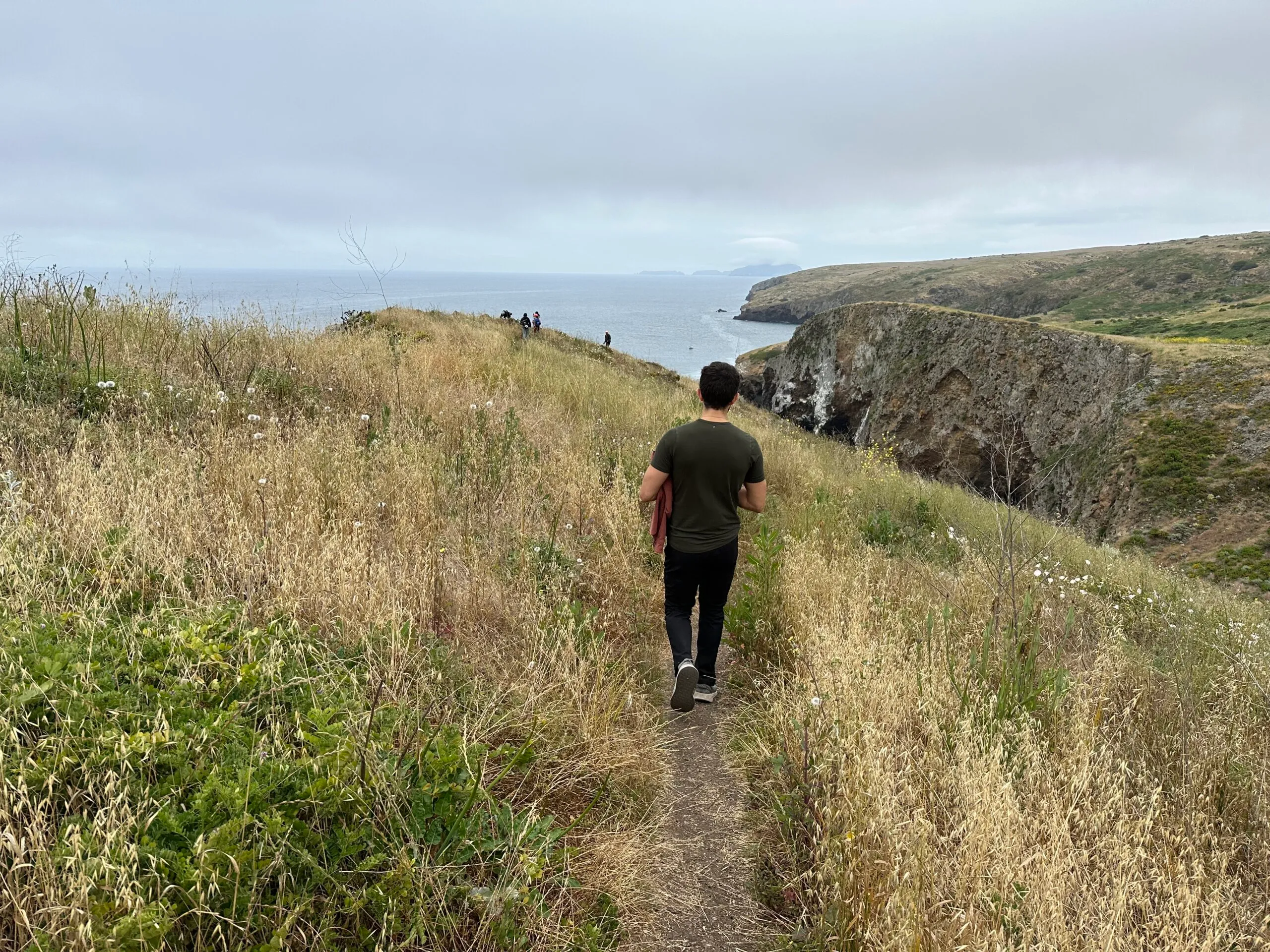 That's me at Santa Cruz, Channel Islands National Park - quiet national parks in California