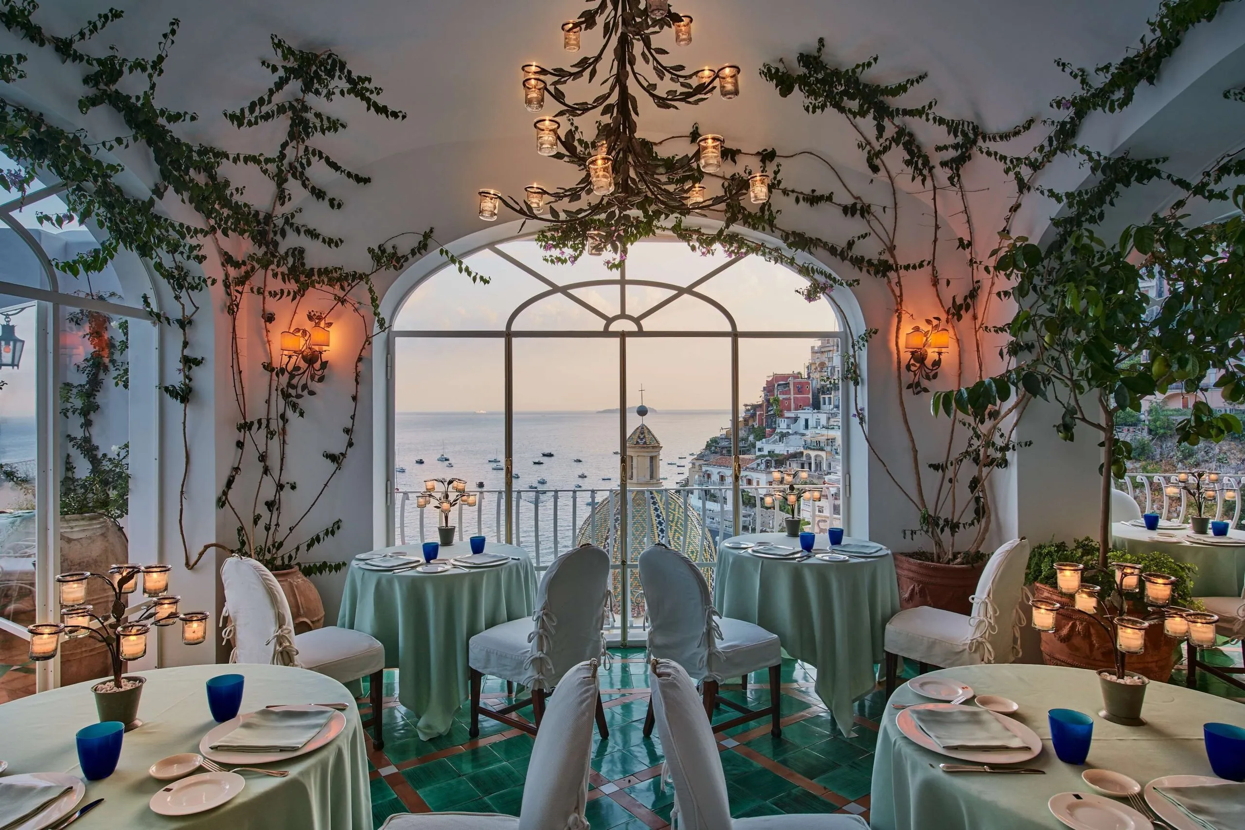 Le Sirenuse; cinematic luxury hotels like The White Lotus